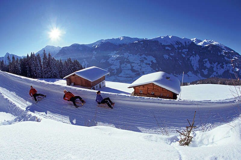 Rodeln im Zillertal 