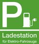Symbol für Ladestation für Elektro-Fahrzeuge 