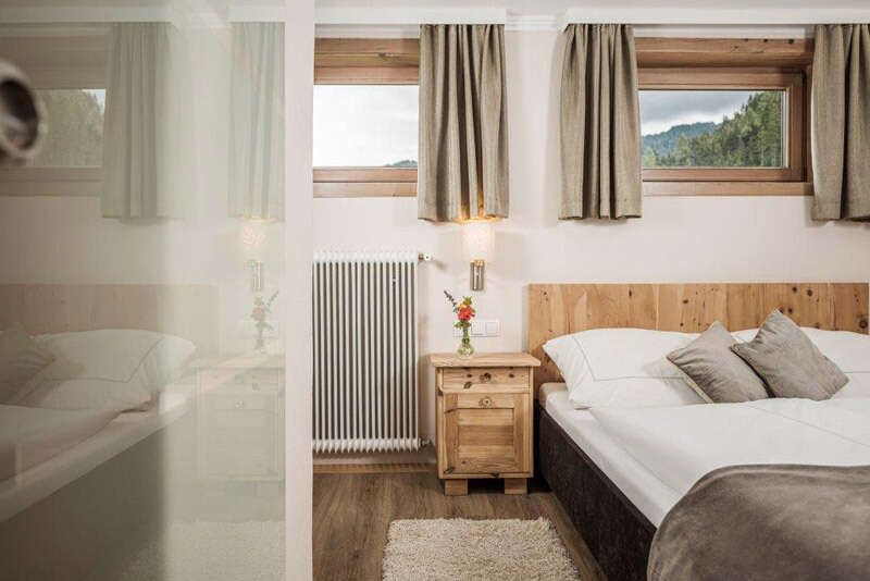Doppelbett im Gästehaus die geislerin in Gerlos