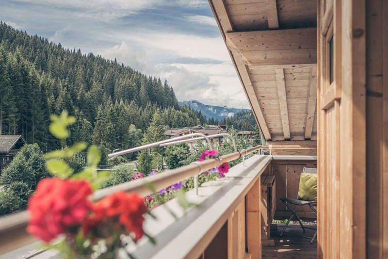 Ausblick im Gästehaus die geislerin